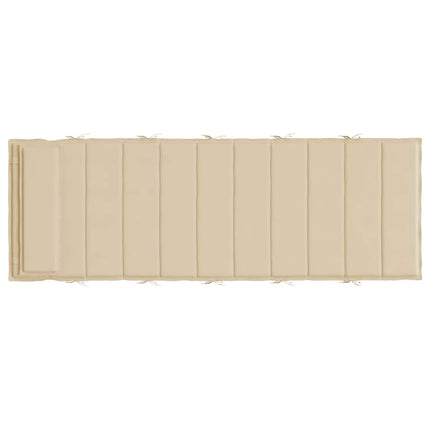Dyna till solsäng beige 180x60x4 cm oxfordtyg