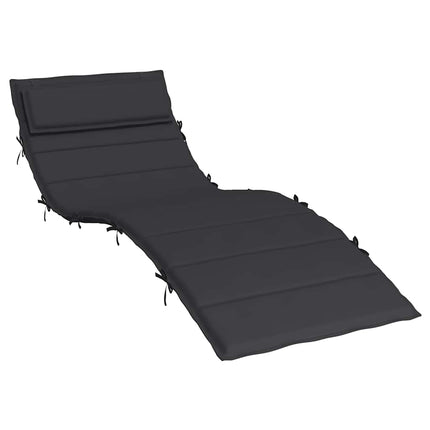 Dyna till solsäng svart 180x60x4 cm oxfordtyg