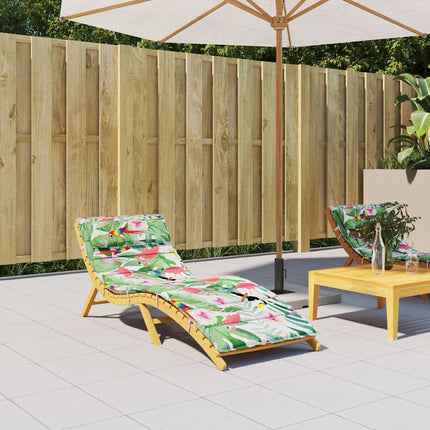 Dyna till solsäng flerfärgad 180x60x4 cm oxfordtyg