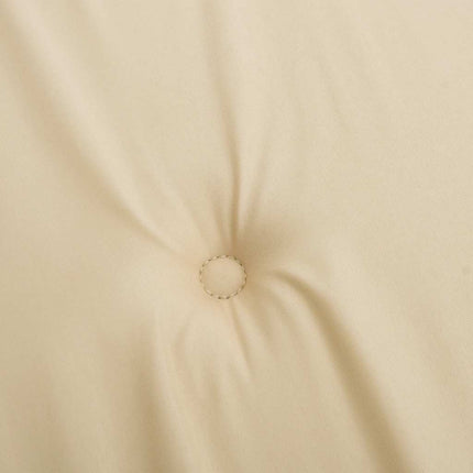 Stolsdynor för stolar med hög rygg 6 st beige oxfordtyg