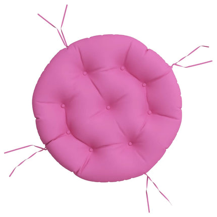 Rund dyna rosa Ø 60 x11 cm oxfordtyg