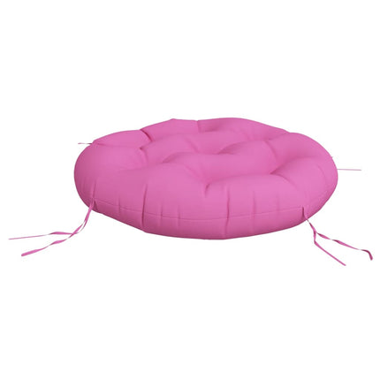 Rund dyna rosa Ø 60 x11 cm oxfordtyg