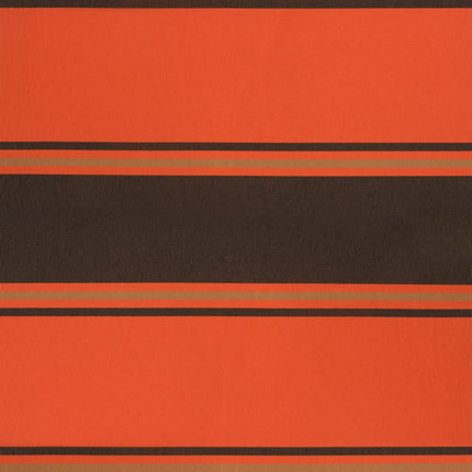 Markis infällbar orange och brun 4,5x3 m tyg&aluminium