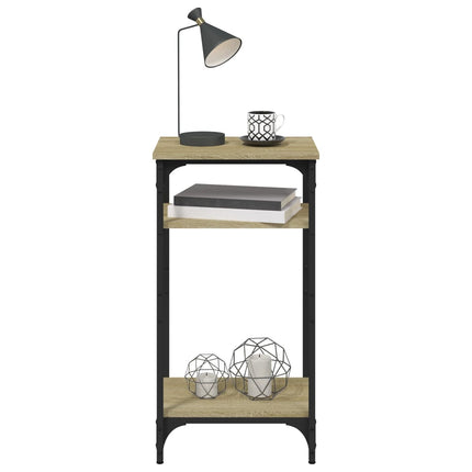 Soffbord sonoma-ek 40x30x75 cm konstruerat trä