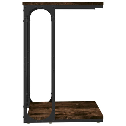 Soffbord rökfärgad ek 40x30x60 cm konstruerat trä