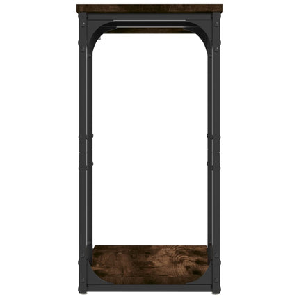 Soffbord rökfärgad ek 40x30x60 cm konstruerat trä