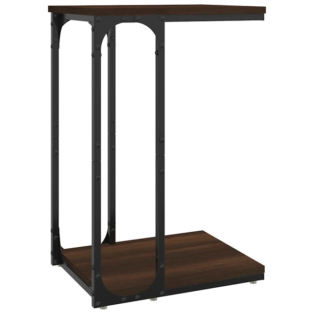 Soffbord brun ek 40x30x60 cm konstruerat trä