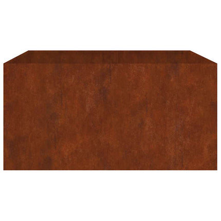Odlingslåda 80x80x40 cm rosttrögt stål