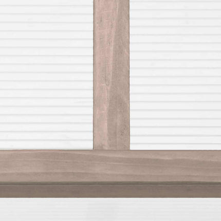 Växthus grå 110x56x39 cm granträ