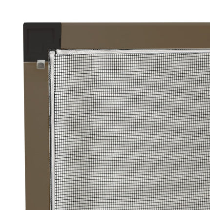 Insektsnät för fönster brun 90x120 cm