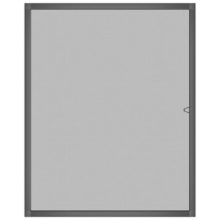 Insektsnät för fönster antracit 80x100 cm