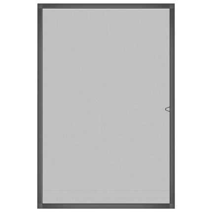 Insektsnät för fönster antracit 80x120 cm