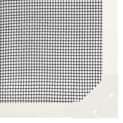 Magnetiskt insektsnät för fönster vit 120x140 cm