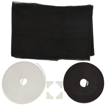 Magnetiskt insektsnät för fönster vit 130x150 cm