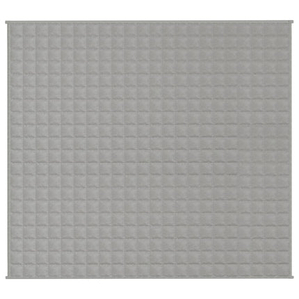Tyngdtäcke grå 200x230 cm 13 kg tyg