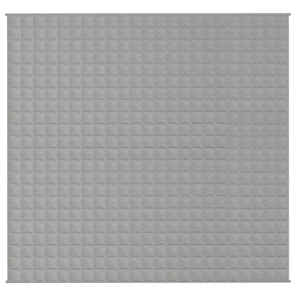 Tyngdtäcke grå 220x230 cm 11 kg tyg