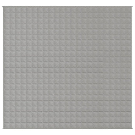 Tyngdtäcke grå 220x230 cm 15 kg tyg