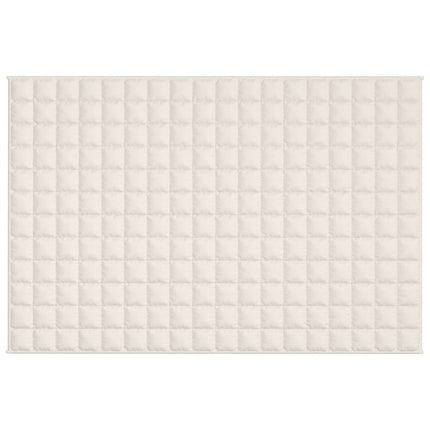 Tyngdtäcke gräddvit 122x183 cm 5 kg tyg