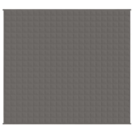 Tyngdtäcke grå 200x230 cm 9 kg tyg