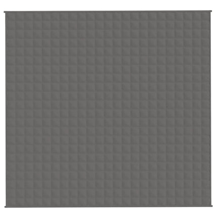 Tyngdtäcke grå 220x230 cm 11 kg tyg