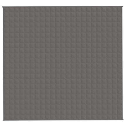 Tyngdtäcke grå 220x240 cm 15 kg tyg