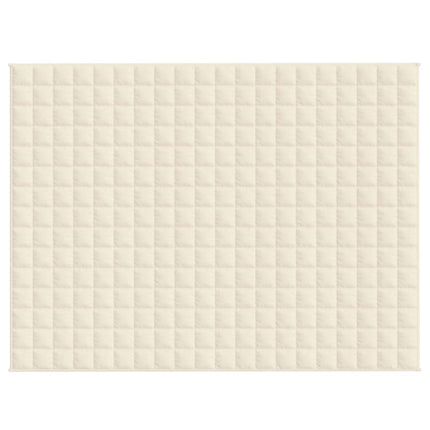 Tyngdtäcke gräddvit 152x203 cm 11 kg tyg