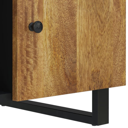Soffbord 100x54x40 cm massivt mangoträ och konstruerat trä