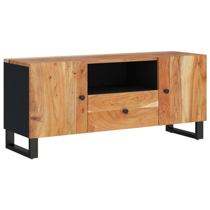 TV-skåp 105x33,5x46 cm massivt akacia och konstruerat trä