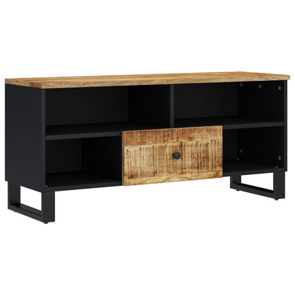 TV-skåp 100x33x46 cm massivt mangoträ och konstruerat trä