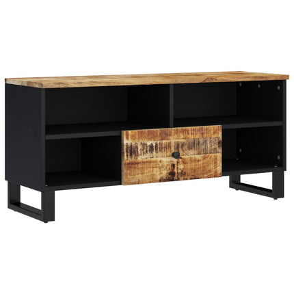 TV-skåp 100x33x46 cm massivt mangoträ och konstruerat trä