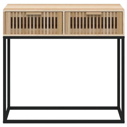Konsolbord 80x30x75 cm konstruerat trä och järn
