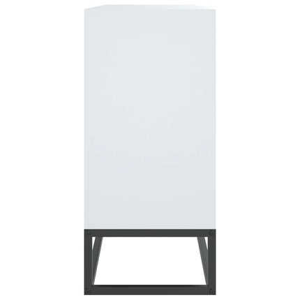 Förvaringsskåp vit 105x30x65 cm konstruerat trä