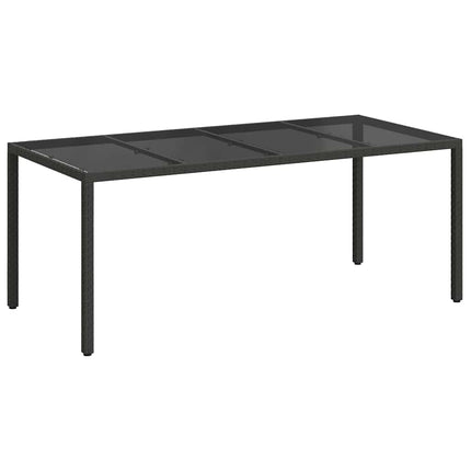 Trädgårdsbord Svart konstrotting
