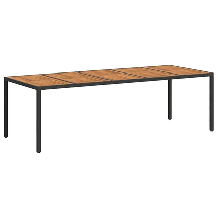 Trädgårdsbord Svart konstrotting