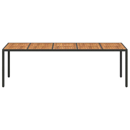 Trädgårdsbord Svart konstrotting