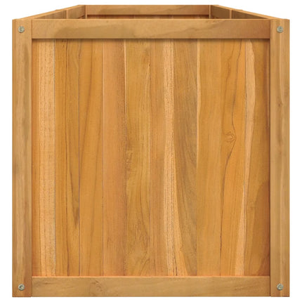 Odlingslåda upphöjd 150x50x50 cm massivt teakträ