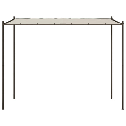 Paviljong vit 3x3 m 180 g/m² tyg och stål