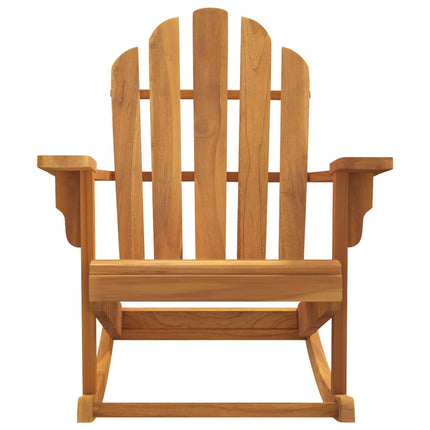 Gungstol för trädgården adirondack 79x100x103 cm massiv teak