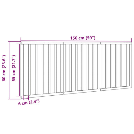 Hundgrind hopfällbar 3 paneler svart 150 cm poppel
