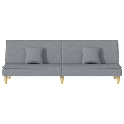 Bäddsoffa ljusgrå tyg