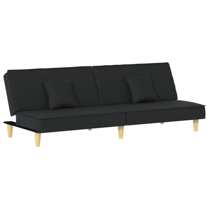 Bäddsoffa svart tyg