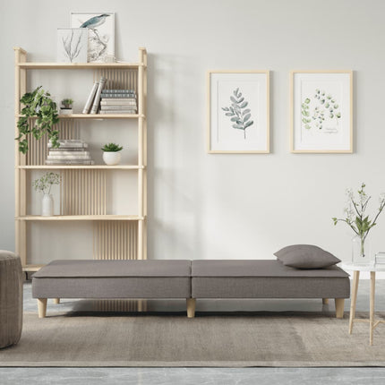 Bäddsoffa taupe tyg