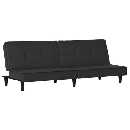 Bäddsoffa svart tyg