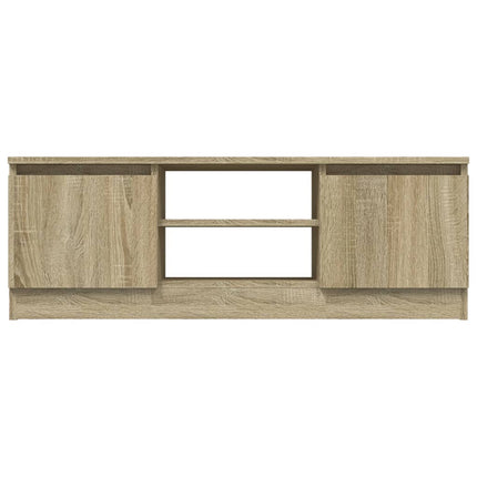 TV-bänk med dörr sonoma-ek 102x30x36 cm