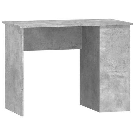 Skrivbord betonggrå 100x55x75 cm konstruerat trä