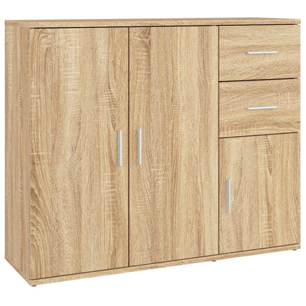 Skänk Sonoma Ek 91x29,5x75 cm Konstruerat trä