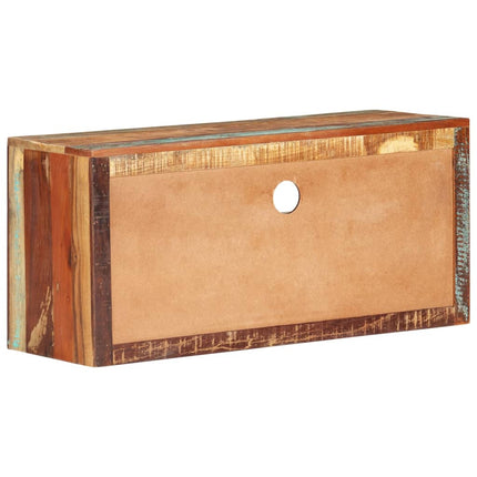 Tv-bänk 2 st 88x30x40 cm massivt återvunnet trä