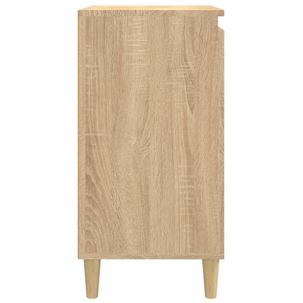 Sängbord 2 st sonoma-ek 40x35x70 cm konstruerat trä