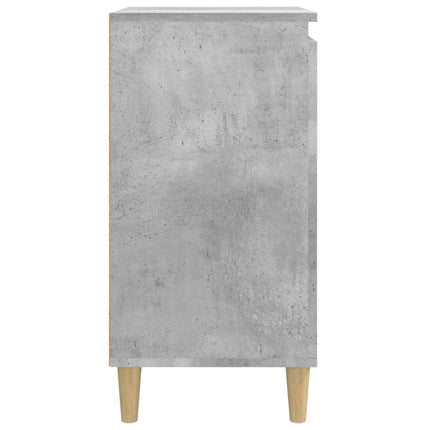 Sängbord betonggrå 40x35x70 cm konstruerat trä