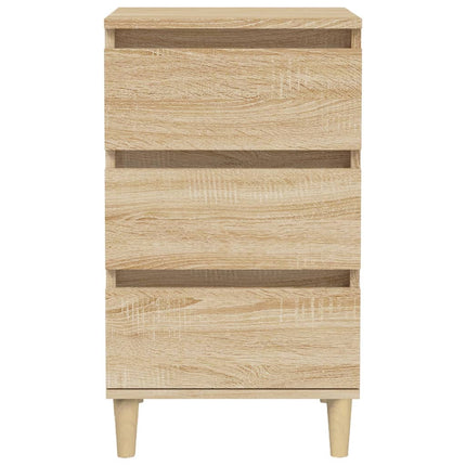 Sängbord sonoma-ek 40x35x70 cm konstruerat trä